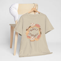 Sweet Enough Pastry Wreath T-Shirt, Unisex Baking Tee with Croissant, Donut & Cake, Dessert Lover Gift, Cute Foodie Shirt