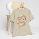Sweet Enough Pastry Wreath T-Shirt, Unisex Baking Tee with Croissant, Donut & Cake, Dessert Lover Gift, Cute Foodie Shirt