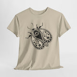 Paisley Beetle Tee, Unisex T-Shirt, Nature Bug Shirt, Boho Graphic Top, Insect Lover Gift, Hand Drawn Illustration