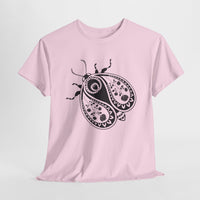 Paisley Beetle Tee, Unisex T-Shirt, Nature Bug Shirt, Boho Graphic Top, Insect Lover Gift, Hand Drawn Illustration