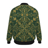 Majestic Green Yellow Men's Bomber Jacket