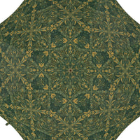 Green and yellow ornamental pattern umbrella.