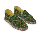 Majestic Green Yellow Espadrilles Shoes
