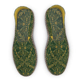 Majestic Green Yellow Espadrilles Shoes