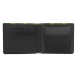 Majestic Green Yellow Men's Leather Wallet