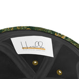 Majestic Green Yellow Six Panel Baseball Cap