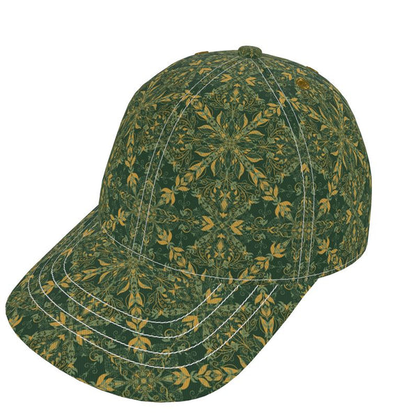 Majestic Green Yellow Six Panel Baseball Cap