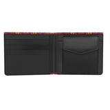Majestic Red Yellow Men's Leather Wallet