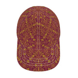 Majestic Red Yellow Six Panel Baseball Cap