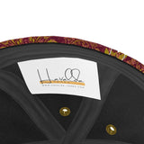 Majestic Red Yellow Six Panel Baseball Cap