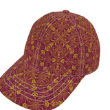 Majestic Red Yellow Six Panel Baseball Cap