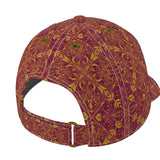 Majestic Red Yellow Six Panel Baseball Cap