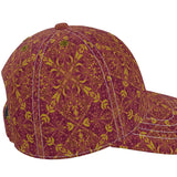 Majestic Red Yellow Six Panel Baseball Cap