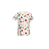Girls Christmas T-shirt in White