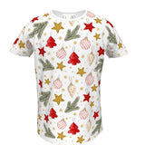 Girls Christmas T-shirt in White