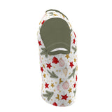 Green & White Unisex Christmas Baubles T-shirt