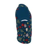 Dark Blue Unisex Christmas Baubles T-shirt