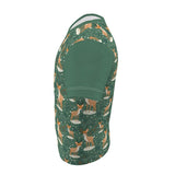 Dark Green Unisex Festive Reindeer Christmas T-Shirt