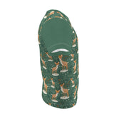 Dark Green Unisex Festive Reindeer Christmas T-Shirt