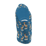 Dark Blue Unisex Festive Reindeer Christmas T-Shirt