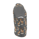 Grey Unisex Festive Reindeer Christmas T-Shirt