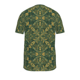 Majestic Green Yellow Slim Fit Men's T-shirt