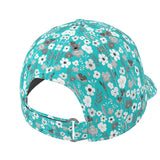 Turquoise and Grey Herbage Baseball Cap