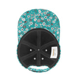 Turquoise and Grey Herbage Baseball Cap