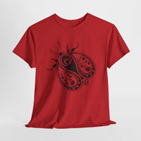 Paisley Beetle Tee, Unisex T-Shirt, Nature Bug Shirt, Boho Graphic Top, Insect Lover Gift, Hand Drawn Illustration