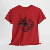 Paisley Beetle Tee, Unisex T-Shirt, Nature Bug Shirt, Boho Graphic Top, Insect Lover Gift, Hand Drawn Illustration