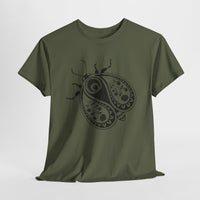 Paisley Beetle Tee, Unisex T-Shirt, Nature Bug Shirt, Boho Graphic Top, Insect Lover Gift, Hand Drawn Illustration