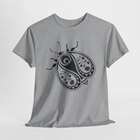 Paisley Beetle Tee, Unisex T-Shirt, Nature Bug Shirt, Boho Graphic Top, Insect Lover Gift, Hand Drawn Illustration