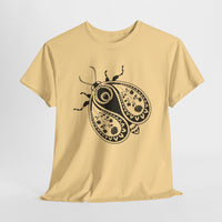 Paisley Beetle Tee, Unisex T-Shirt, Nature Bug Shirt, Boho Graphic Top, Insect Lover Gift, Hand Drawn Illustration