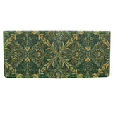 Majestic Green Yellow Men's Leather Wallet