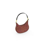 Majestic Red Yellow Curve Hobo Bag