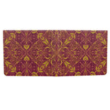 Majestic Red Yellow Men's Leather Wallet